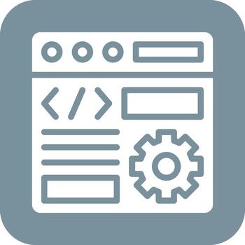 código ajustes vector icono