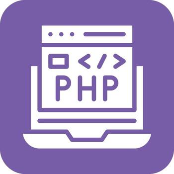PHP Coding Vector Icon