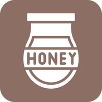 Honey Jar Vector Icon