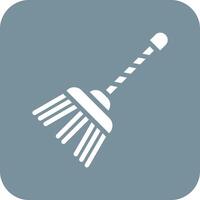 Broom Cleaning Vector Icon