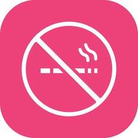 No Smokeing Area Vector Icon