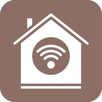 casa Wifi vector icono