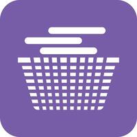 Laundry Basket Vector Icon