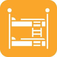 Bunk Bed Vector Icon