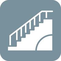 icono de vector de escaleras