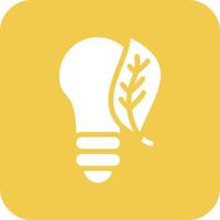 Eco Bulb Vector Icon