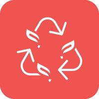 Leaf Recycle Vector Icon