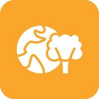 Green Planet Vector Icon