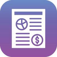 Business Budget Vector Icon