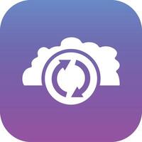 Cloud Sync Vector Icon