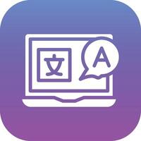 Language Course Vector Icon