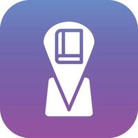 Library Location Vector Icon