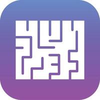 Maze Challenge Vector Icon