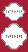 Optical Vintage Frames Set Vector