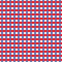 Tablecloth Seamless Red Blue Pattern Vector