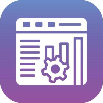 icono de vector de optimización web
