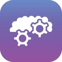 Cloud Settings Vector Icon