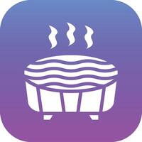 Hot Tub Vector Icon