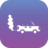 Car Pollution Vector Icon