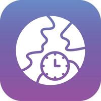 Time Zone Vector Icon