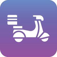 Delivery Scooter Vector Icon