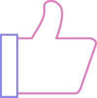 Feedback Linear Two Colour Icon vector