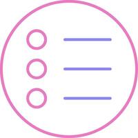 Options Linear Two Colour Icon vector