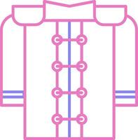 Marching Uniform Linear Two Colour Icon vector