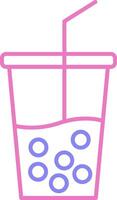 Soft Drink Linear Two Colour Icon vector