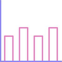 Diagram Linear Two Colour Icon vector
