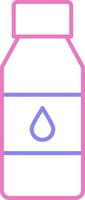 Bottle Linear Two Colour Icon vector