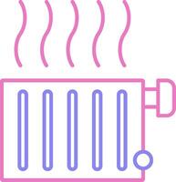 Radiator Linear Two Colour Icon vector