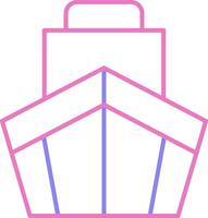 Cargo Linear Two Colour Icon vector