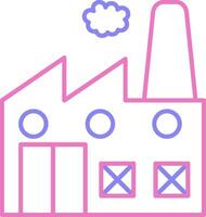 Industry Linear Two Colour Icon vector