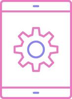 Technology Linear Two Colour Icon vector