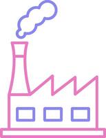 Power Plant Linear Two Colour Icon vector