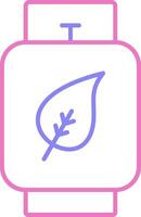 Bio gas Linear Two Colour Icon vector
