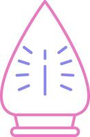 Iron Linear Two Colour Icon vector
