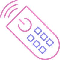 Remote Control Linear Two Colour Icon vector