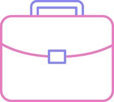 Brief Linear Two Colour Icon vector
