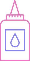 Liquid Glue Linear Two Colour Icon vector