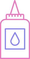 Liquid Glue Linear Two Colour Icon vector