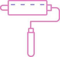 Lint Roller Linear Two Colour Icon vector