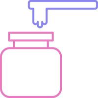 Wax Linear Two Colour Icon vector