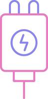 Adapter Linear Two Colour Icon vector