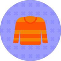 Jumper Flat Sticker Icon vector