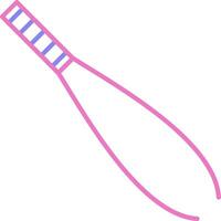 Tweezers Linear Two Colour Icon vector