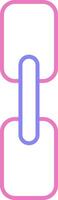 Chain Linear Two Colour Icon vector