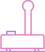 Joystick Linear Two Colour Icon vector