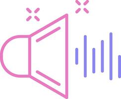 Sound Linear Two Colour Icon vector